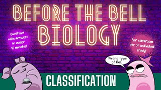 Classification and Taxonomic Groups Before the Bell Biology [upl. by Ttelrats67]