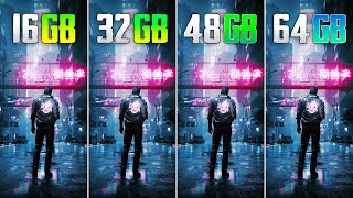 16GB vs 32GB vs 48GB vs 64GB  How Much RAM Do You Need for Gaming in 2024 [upl. by Rebna]