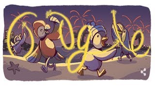 Weihnachtsfeiertage  Silvester 2017  Google Doodle [upl. by Court]