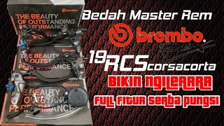 Review master rem brembo rcs 19 corsacorta original big smok [upl. by Jamila986]