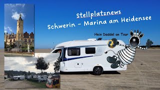 Wohnmobilstellplatz in Schwerin Marina am Heidensee [upl. by Ellebanna970]