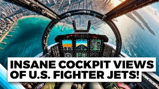 INSANE Cockpit Views of US Fighter Jets [upl. by Murry]