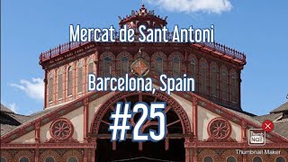 MERCAT DE SANT ANTONI BARCELONA [upl. by Atterg490]