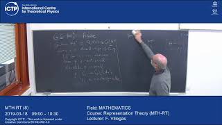 Representation Theory MTHRT Lecture 8 [upl. by Roye]