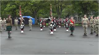 Assaye Parade 2024 011  Glencorse Bks  Milton Bridge and Presentation of Medals [upl. by Seuguh]