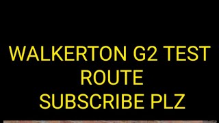 WALKERTON G2 TEST ROUTE WITH STREETS NAMES DESI CANADIAN VLOGGER [upl. by Romilly]