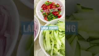 RESEPI LAKSA PENANG PALING SIMPLE TERLAJAK SEDAP SHORT [upl. by Wardieu]