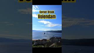 Holland America Volendam Departing Corner Brook Newfoundland [upl. by Maltzman]