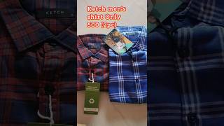 Unboxing best shirt for men  Only 500 2pcs  Ketch shirts review honestreview shortvideo [upl. by Peirce]