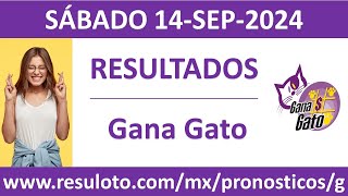 Resultado del sorteo Gana Gato del sabado 14 de septiembre de 2024 [upl. by Sneed]