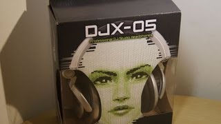 Gemini DJX05 Professional DJ Headphones Unboxing [upl. by Shriver]