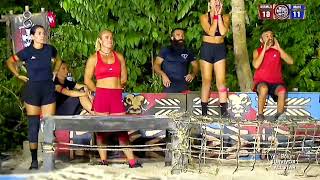 Seda Ogeday vs Pınar Bozok bayrak yarışı  Survivor All Star 2024 [upl. by Rednijar]