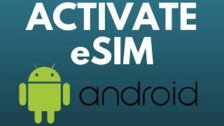 How to Activate eSim on Android  Install amp Setup eSim [upl. by Shaer]