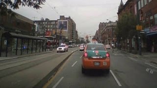 Toronto Police Foot Pursuit  Units Responding Caught on Dashcam [upl. by Witkin741]