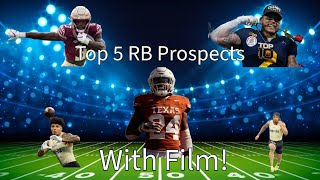 Analysis of top 5 RB Prospects 2024 w Film [upl. by Llenrag]