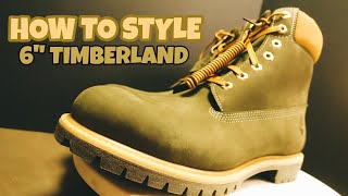 How to Style Boots  Timberland 6quot Classic  Olive  Winter Ready  On Feet Review [upl. by Thelma2]