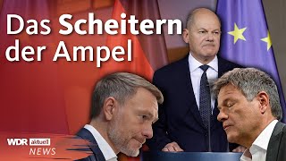 AmpelAus Christian Lindner und Friedrich Merz fordern sofortige Neuwahlen  WDR aktuell [upl. by Marcelle712]