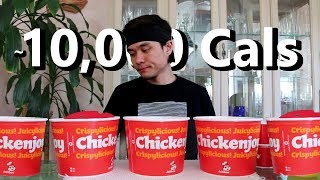 Jollibee Five 5 Bucket Fried Chicken Challenge [upl. by Ennoitna467]