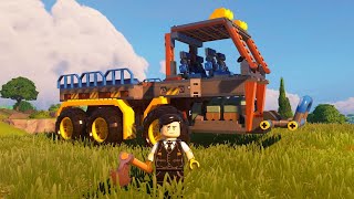 How to Build a Hauler in LEGO Fortnite [upl. by Anaitit]