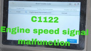 C1122  Engine speed signal malfunction Full Details video [upl. by Sibby]