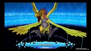 Phoenixmon  Digivolution Digimon World Next Order [upl. by Marabelle]