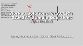 GAMSAT Organic Chemistry Sample Questions Unit 14 Questions 4041 from ACERs Blue ebook [upl. by Inafit996]