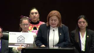 23102024 Intervención desde tribuna de la Dip Dulce María Corina Villegas Guarneros [upl. by Nonie737]