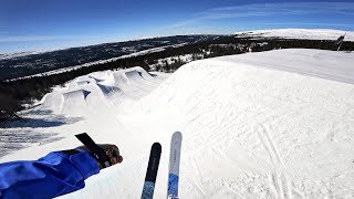 One run in Bräcke Åre SkiStar Snowpark [upl. by Yesnil]