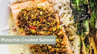 5Ingredient Pistachio Crusted Salmon [upl. by Eitsirhc]