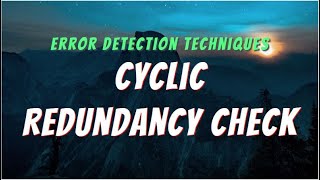 Cyclic Redundancy Check CRC  Error Detection Techniques  Computer Networks  BANGLA Lecture [upl. by Martens]