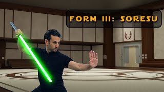 Star Wars Lightsaber Combat Form III Soresu Fan Made [upl. by Siobhan]