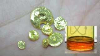 Make Gold from Chloroauric Acid [upl. by Lurleen]