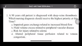 FON II MCQS WITH ANSWERS [upl. by Ebarta]