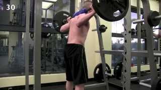 14 Year Old Bodybuilder Ryan Casey 100 Rep Squat Challenge [upl. by Martin]