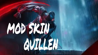 Mod Skin Quillen Dystopia Enforcer 1351 FULL VOICE ROV AOV [upl. by Ecirtnas241]