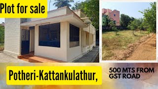 plot for sale in Potheri  kattankulathur  500 mts from GST Road Rs2500 per sqftpropertyplot [upl. by Ebsen]