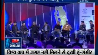 News24 Cricket Conclave 2015 Splendid Seven disappointed over Yuvraj Singhs exclusion [upl. by Inahpit619]