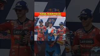 Hasil Main Race MotoGP San Marino 2024 SanMarinoGP [upl. by Asital]