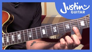 Jazz Standard Autumn Leaves  Melody Guitar Lesson JA521 [upl. by Aynnat]