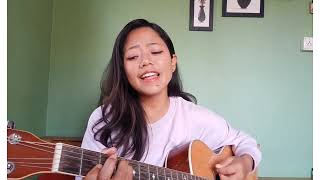 Mirmire Sanjha ma Simsime paani Cover Monika Rai [upl. by Asli]