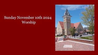 November 10th 2024 Worship [upl. by Iaoh]