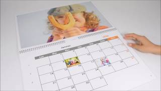 A moi ce calendrier mural GÉANT personnalisé avec mes photos [upl. by Canute]