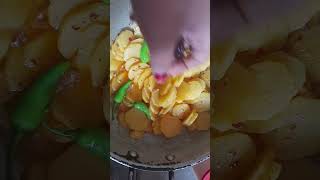 Aloo ki katliyan  Sweet and Spice  Recipe  youtube shorts 😋 [upl. by Kabob979]