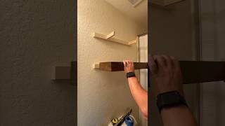 Simple floating shelves woodworking floatingshelves dit howto [upl. by Malchy526]