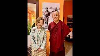 Beautiful Bhutanese Singer Dechen Wangmo Sing In of the Buddhist Temple in Bhutan [upl. by Giacinta]