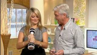 Holly Willoughby  This Morning  Shaking Dumbbell [upl. by Adnyl]