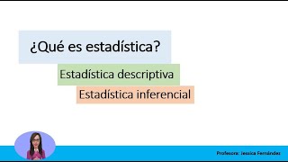 Estadística descriptiva e inferencial [upl. by Simmonds]