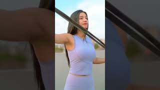 FHANNY GHASSANI WORKOUT FANCAM 1 [upl. by Etterual]