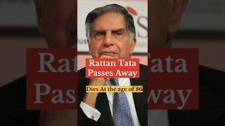 Rattan Tata Is no more [upl. by Atekal]