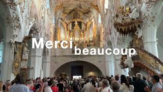 Olivier Latry an der FreywisOrgel in Rottenbuch Nun danket alle Gott  Improvisation [upl. by Lednyc847]